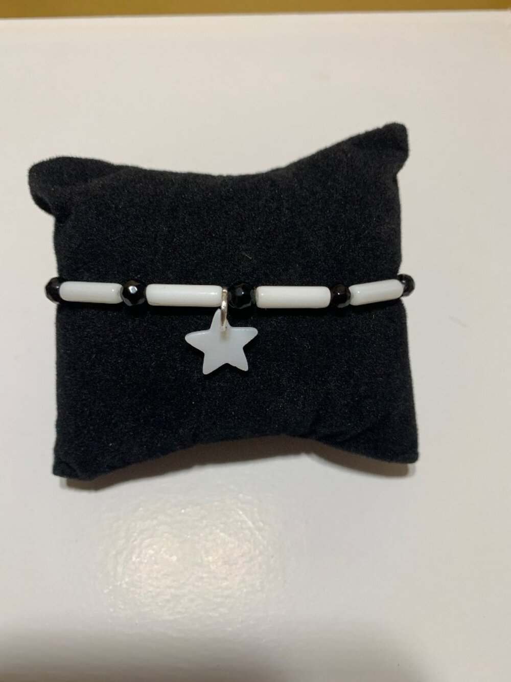 Handmade Black and White Bracelet